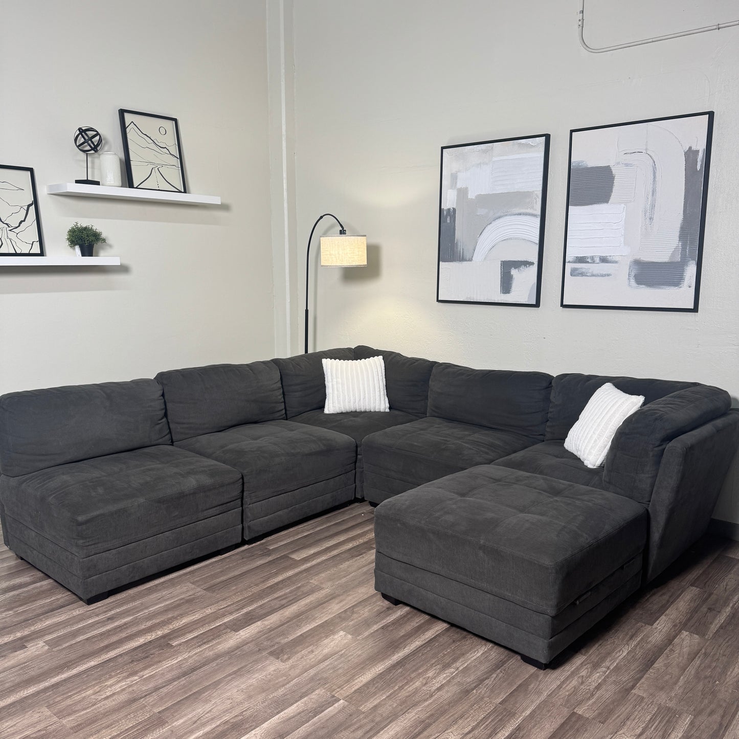 Thomasville Gray Modular Sectional