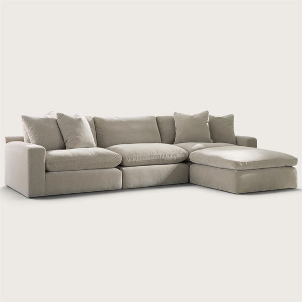 Bixby 3 Piece Sectional with Ottoman