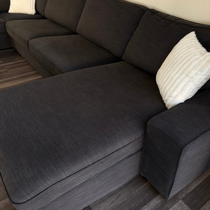 Ikea Kivik Dark Gray U Shape Sectional