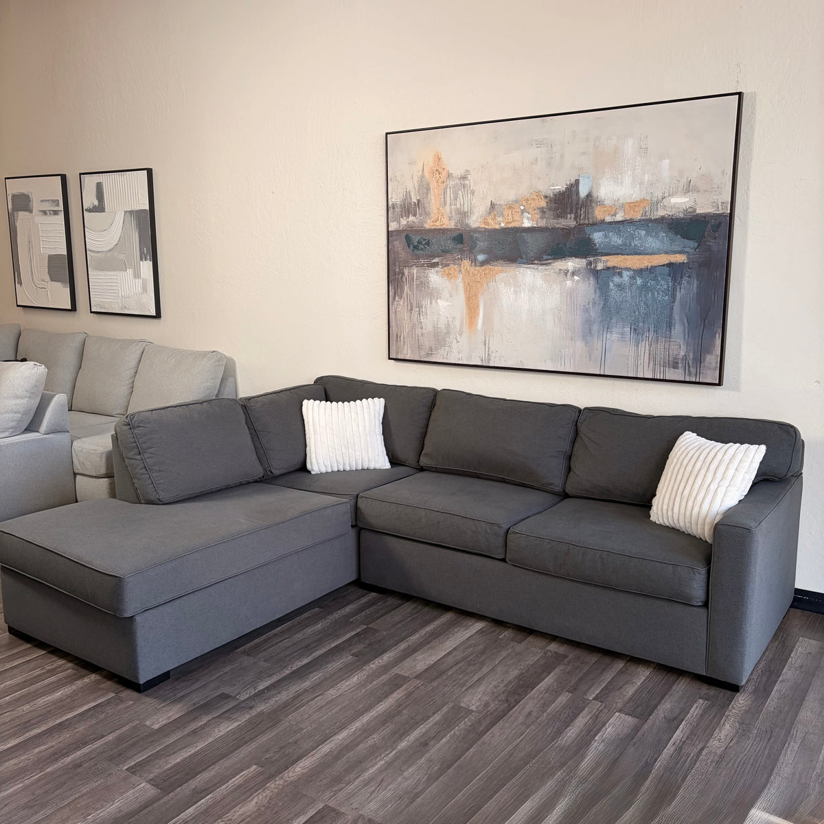 Living Spaces L Shaped Sectional