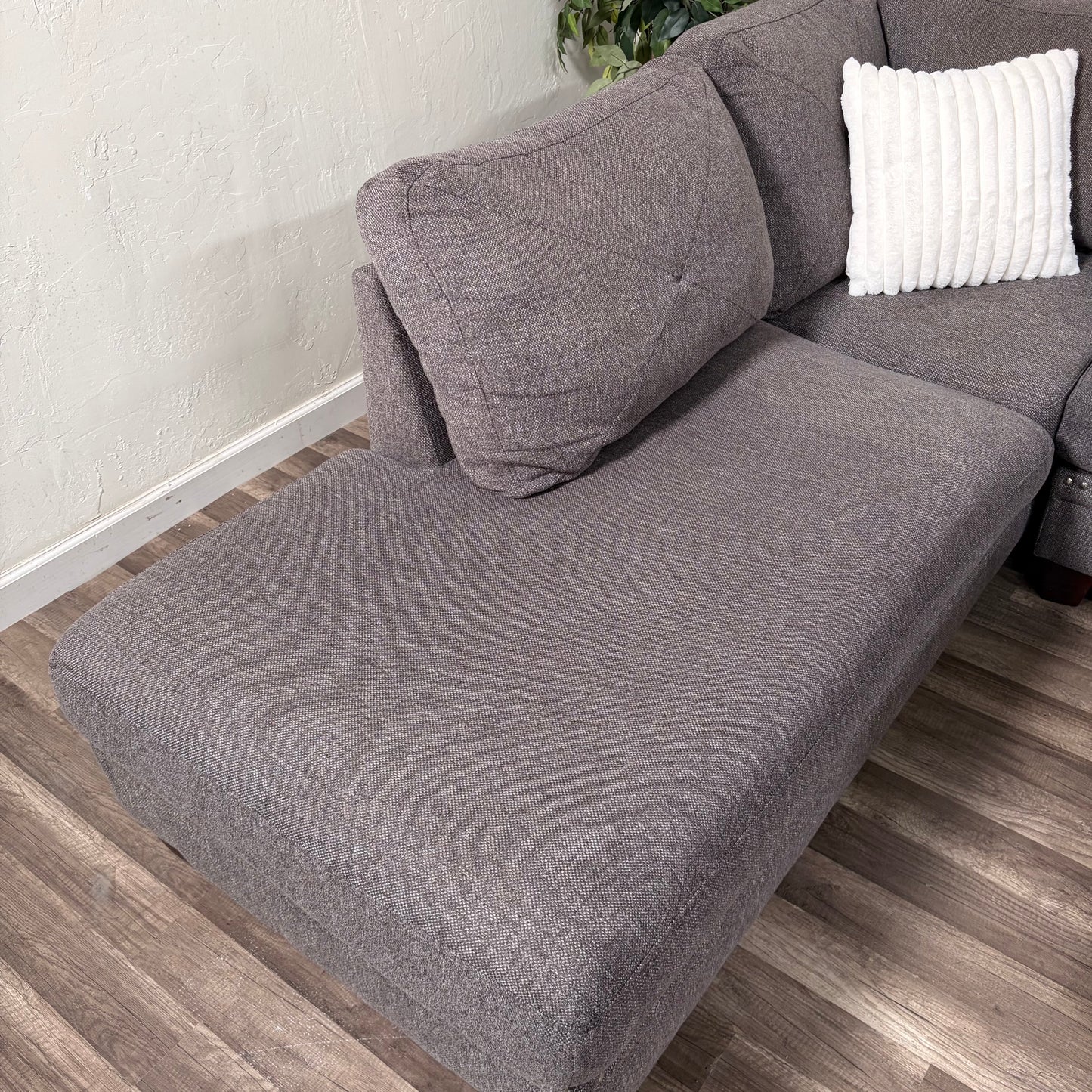 Dark Gray L Sectional
