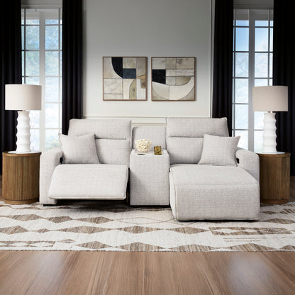 Maverick 3-Piece Power Reclining Sectional with Chaise and Console