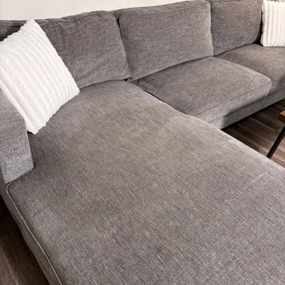 Gray L Shaped Sectional