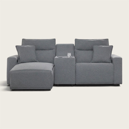Maverick 3-Piece Power Reclining Sectional with Chaise and Console