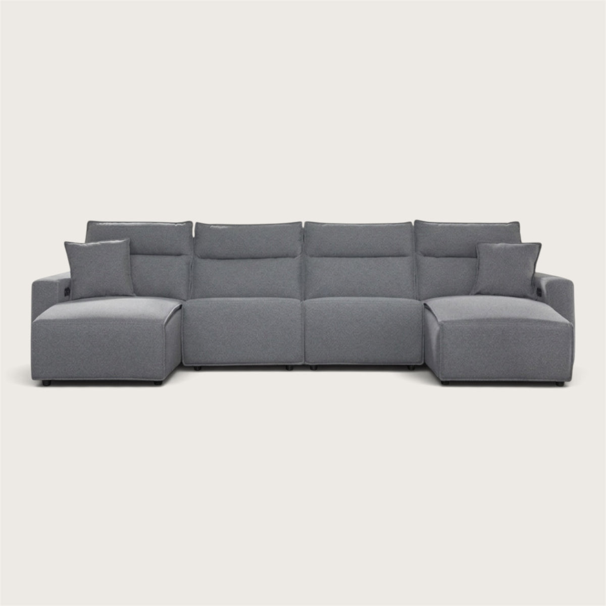 Maverick 4-Piece Dual Power Reclining Sectional with Double Chaise