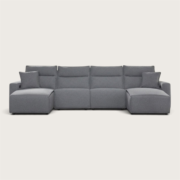 Maverick 4-Piece Dual Power Reclining Sectional with Double Chaise