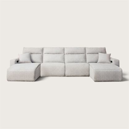 Maverick 4-Piece Dual Power Reclining Sectional with Double Chaise