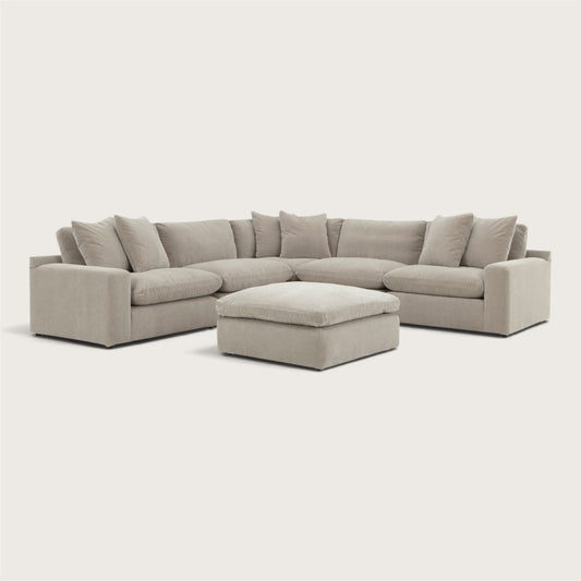 Bixby 5 Piece Sectional with Ottoman
