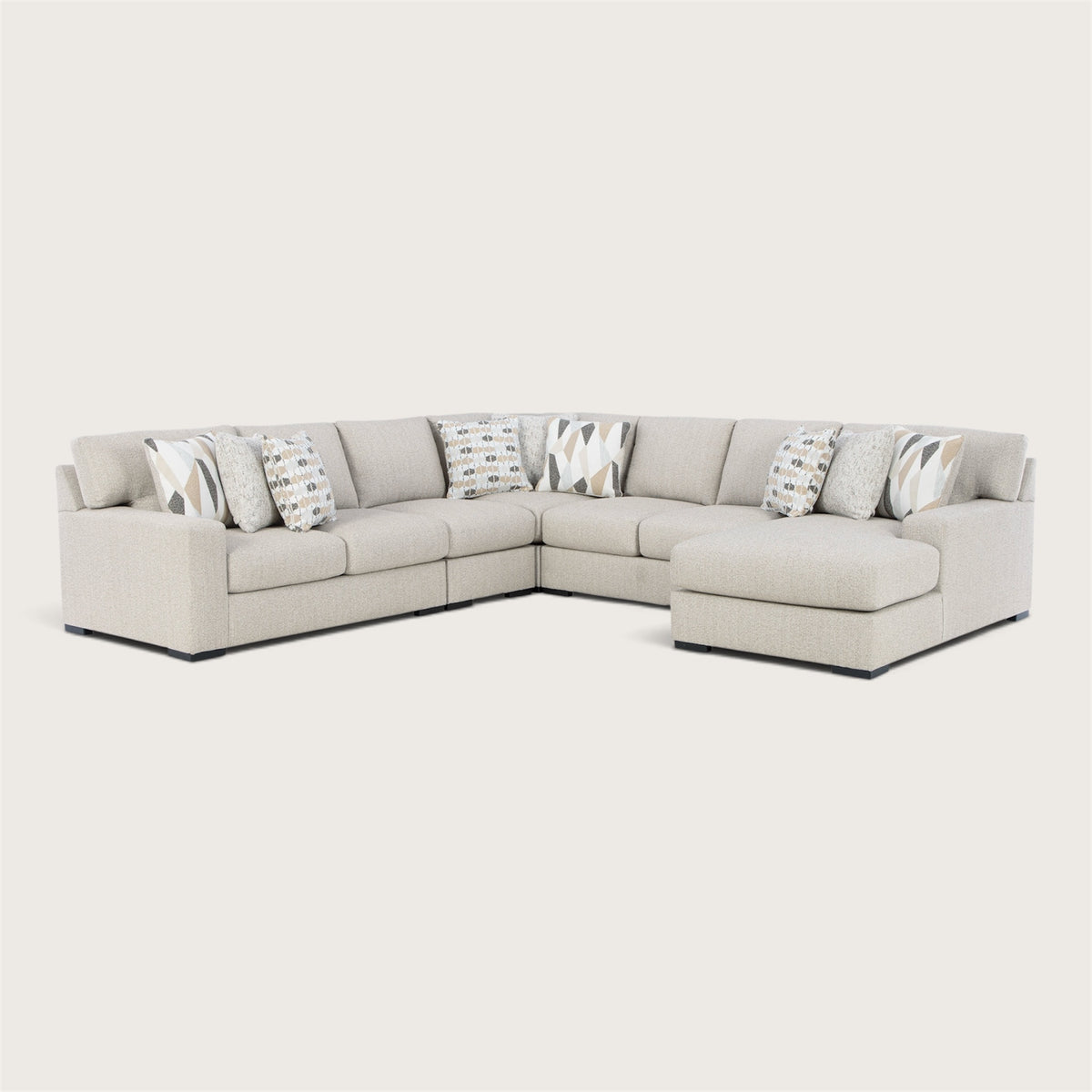 Trinity 5-Piece Sectional with Right Chaise