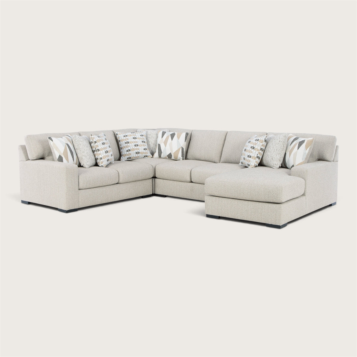 Trinity 4-Piece Sectional with Right Chaise