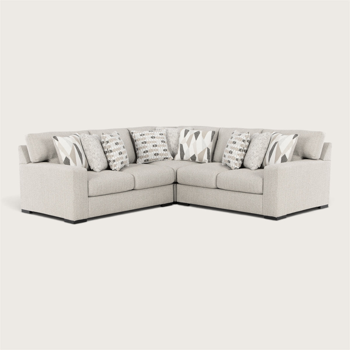 Trinity 3-Piece L Shaped Sectional