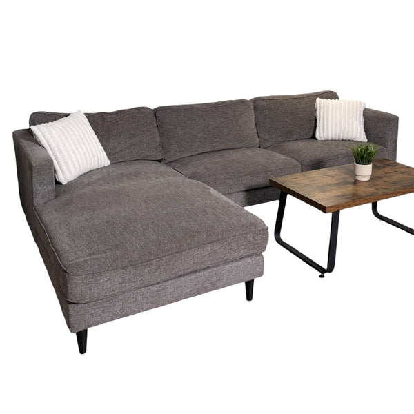 Living Spaces Gray Sectional