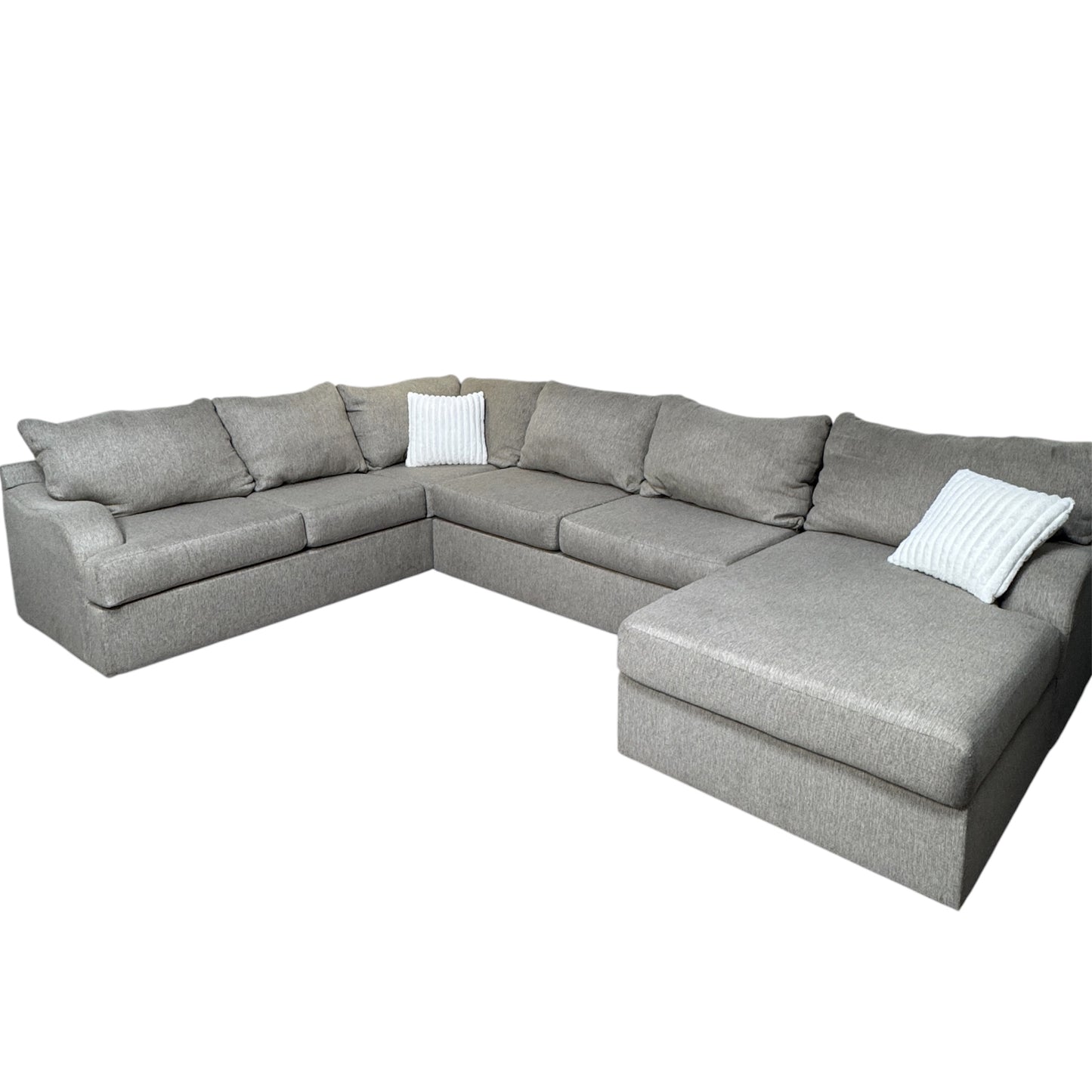 Living Spaces Oversized Beige Sectional
