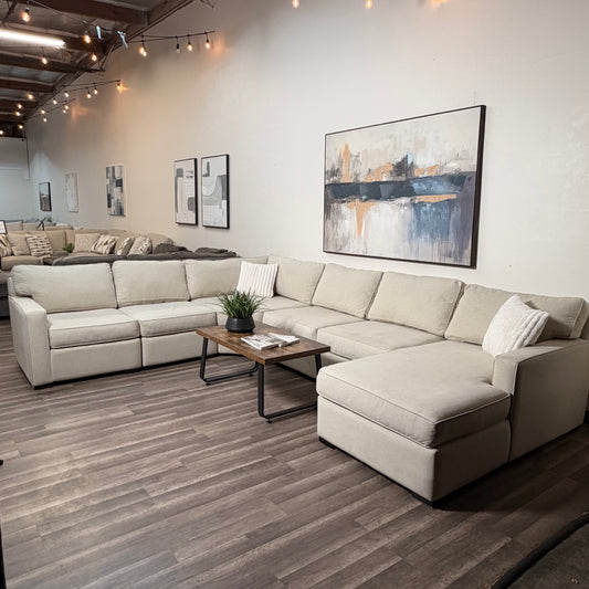 Macys Beige Modular Sectional