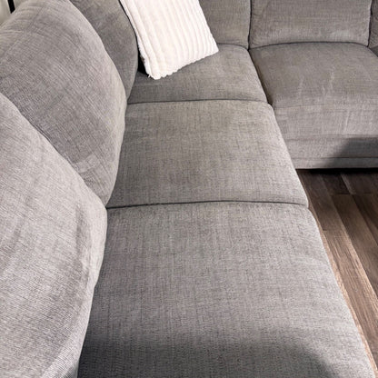 Living Spaces Gray Sectional
