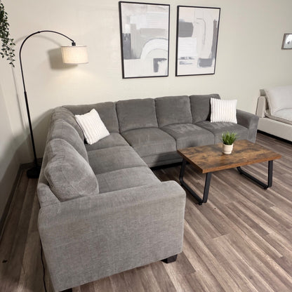 Living Spaces Gray Sectional
