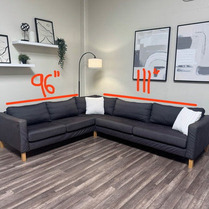 Ikea Gray Sectional