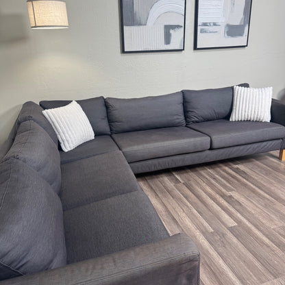 Ikea Gray Sectional