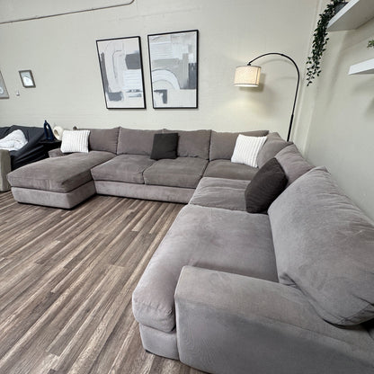 Macys Ryder Gray Sectional