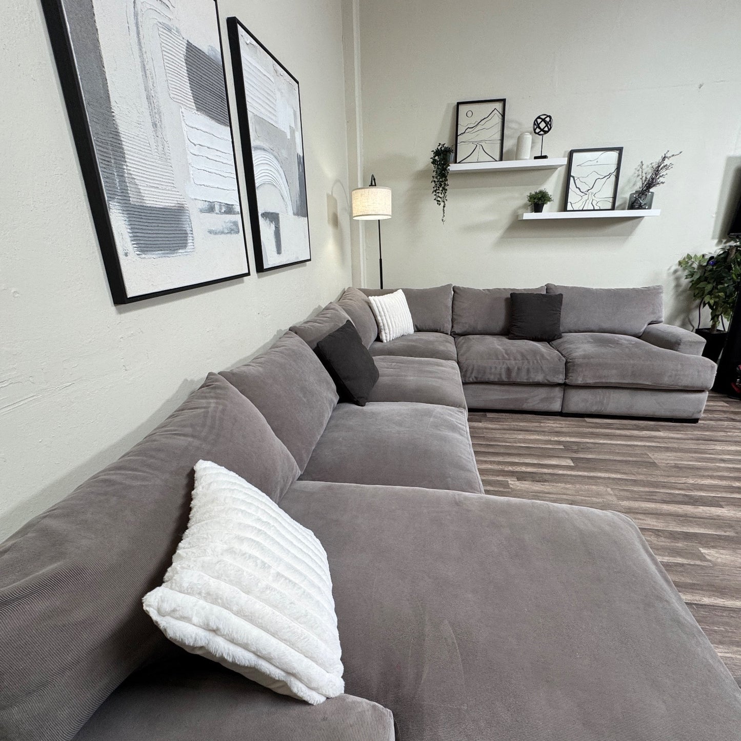 Macys Ryder Gray Sectional