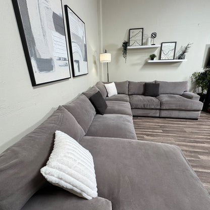 Macys Ryder Gray Sectional