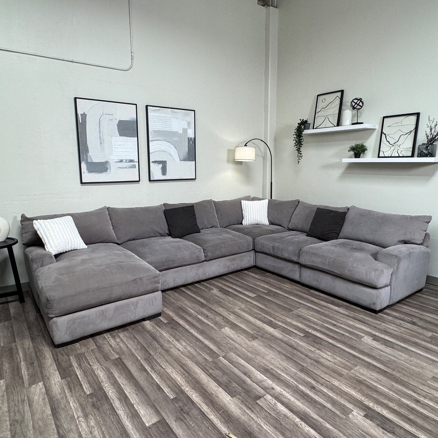 Macys Ryder Gray Sectional