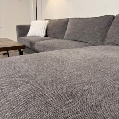 Living Spaces Gray Sectional