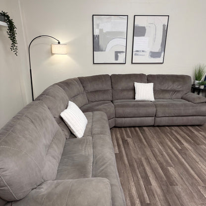 Macys Modular Sectional Couch with Recliners