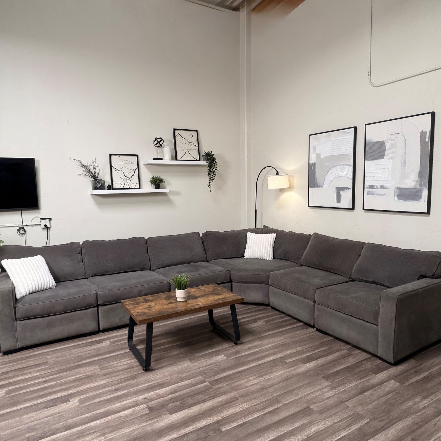 Macys Gray Modular Sectional