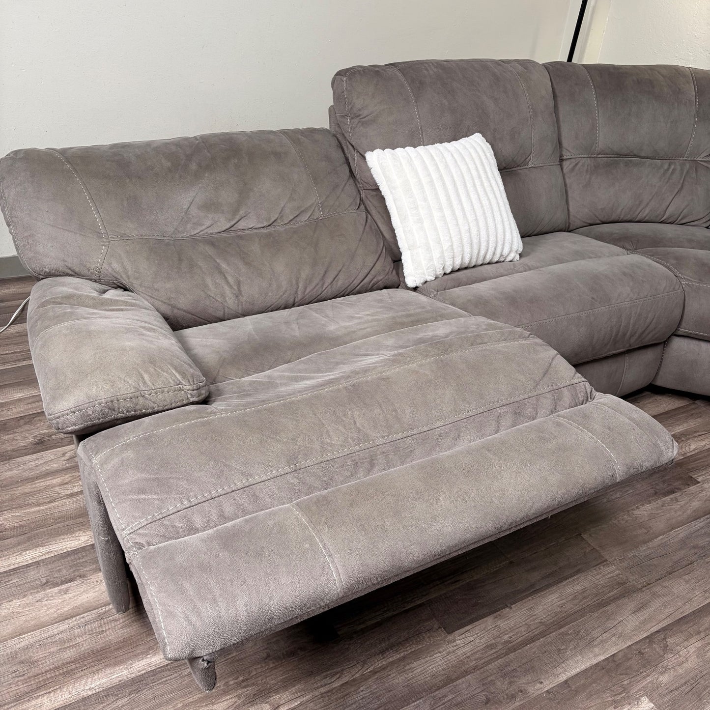 Macys Modular Sectional Couch with Recliners