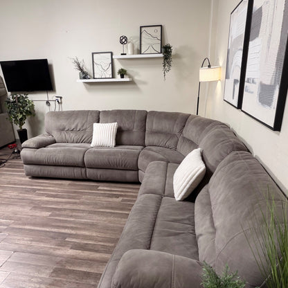 Macys Modular Sectional Couch with Recliners