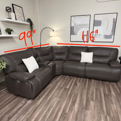 Modular Sectional with Electric Recliners