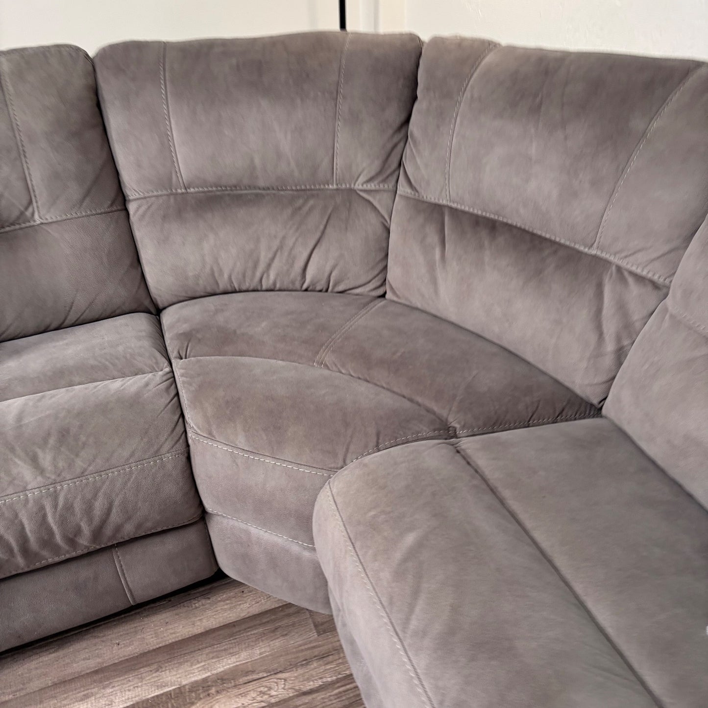 Macys Modular Sectional Couch with Recliners