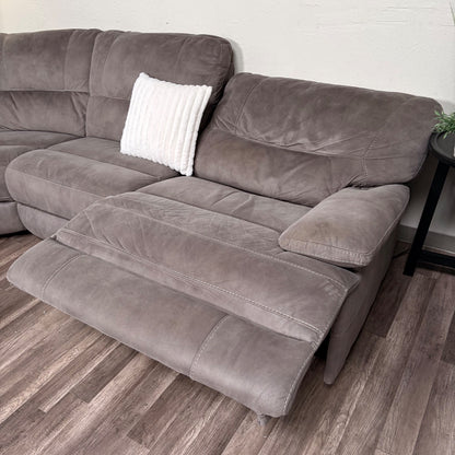 Macys Modular Sectional Couch with Recliners