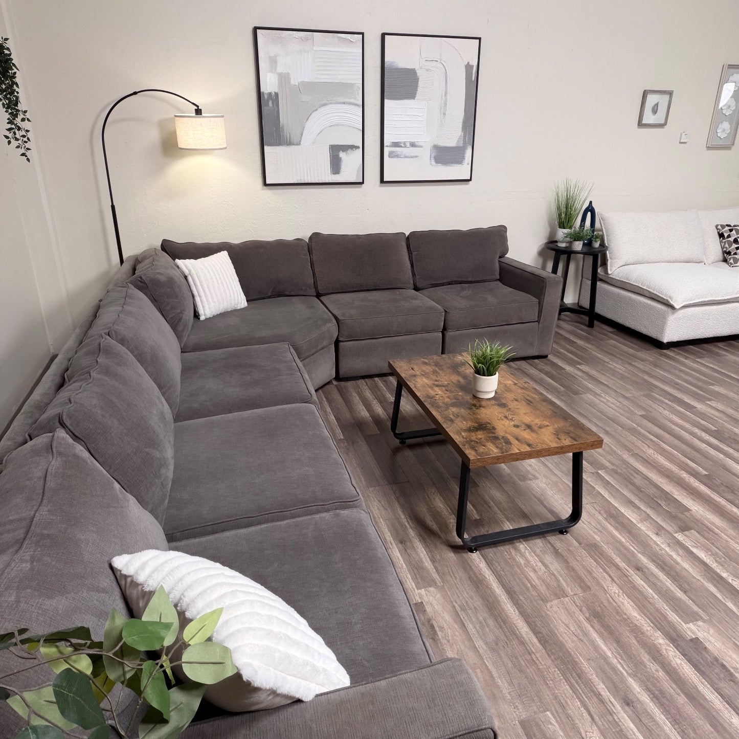 Macys Gray Modular Sectional