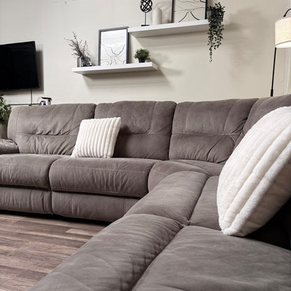 Macys Modular Sectional Couch with Recliners