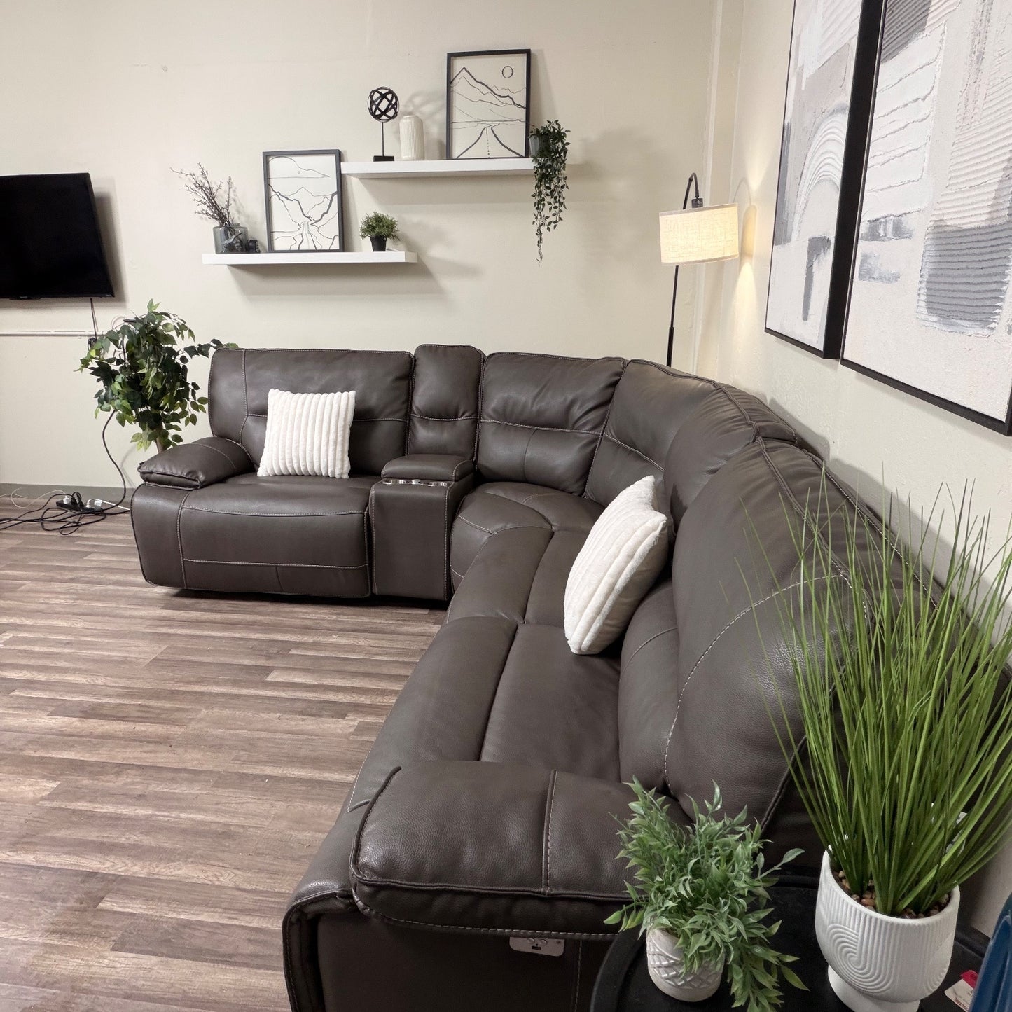 Modular Sectional with Electric Recliners