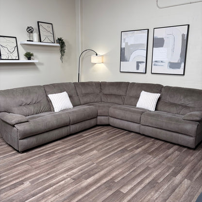 Macys Modular Sectional Couch with Recliners