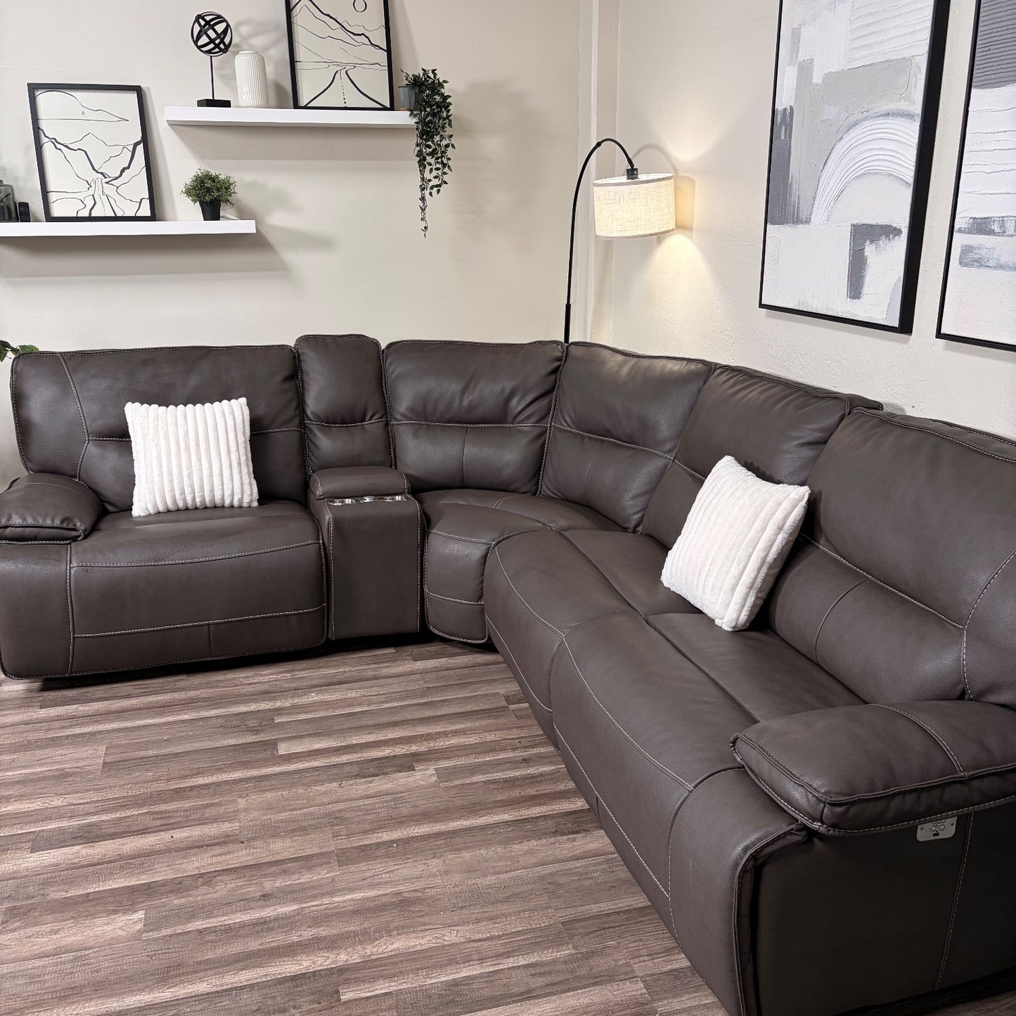Modular Sectional with Electric Recliners