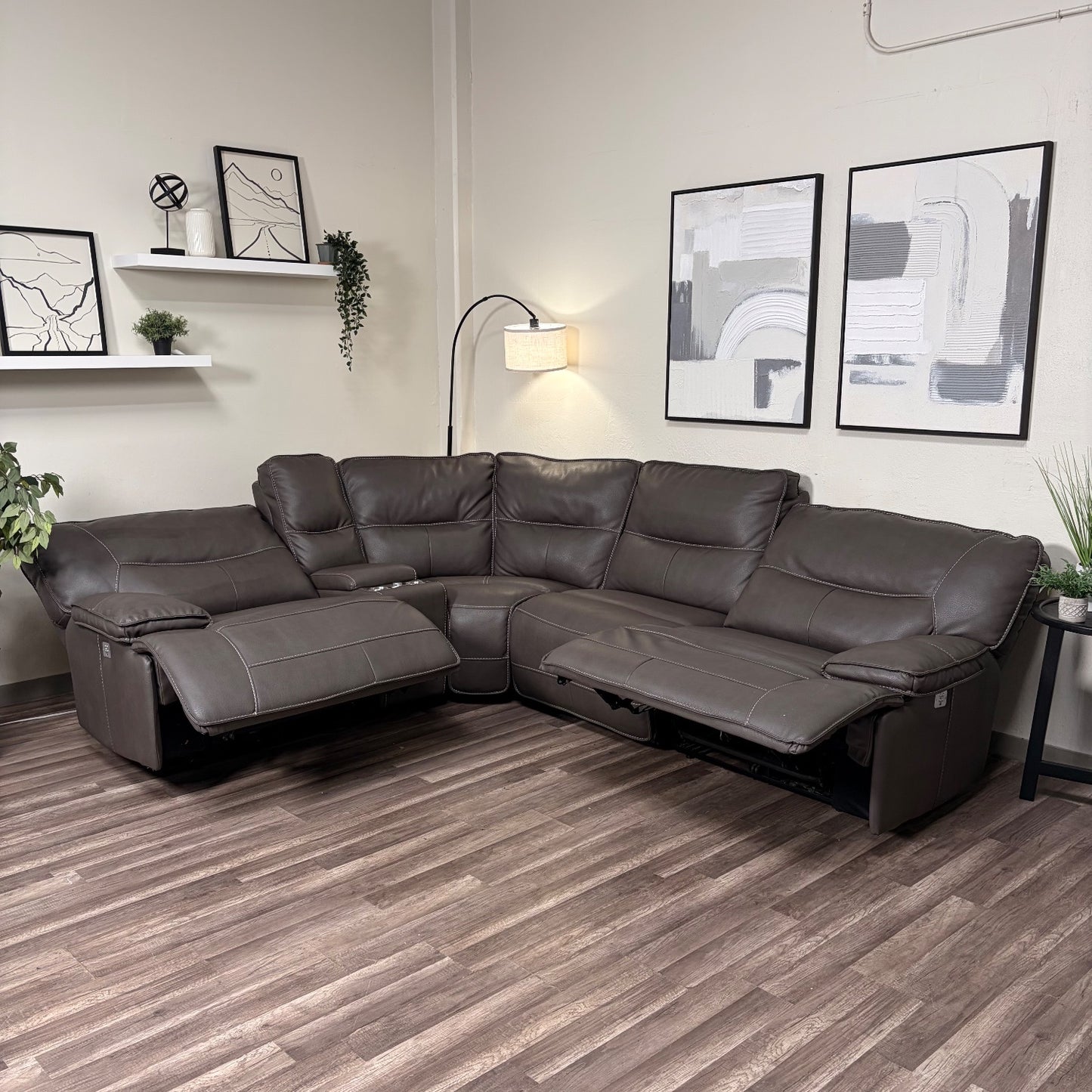 Modular Sectional with Electric Recliners