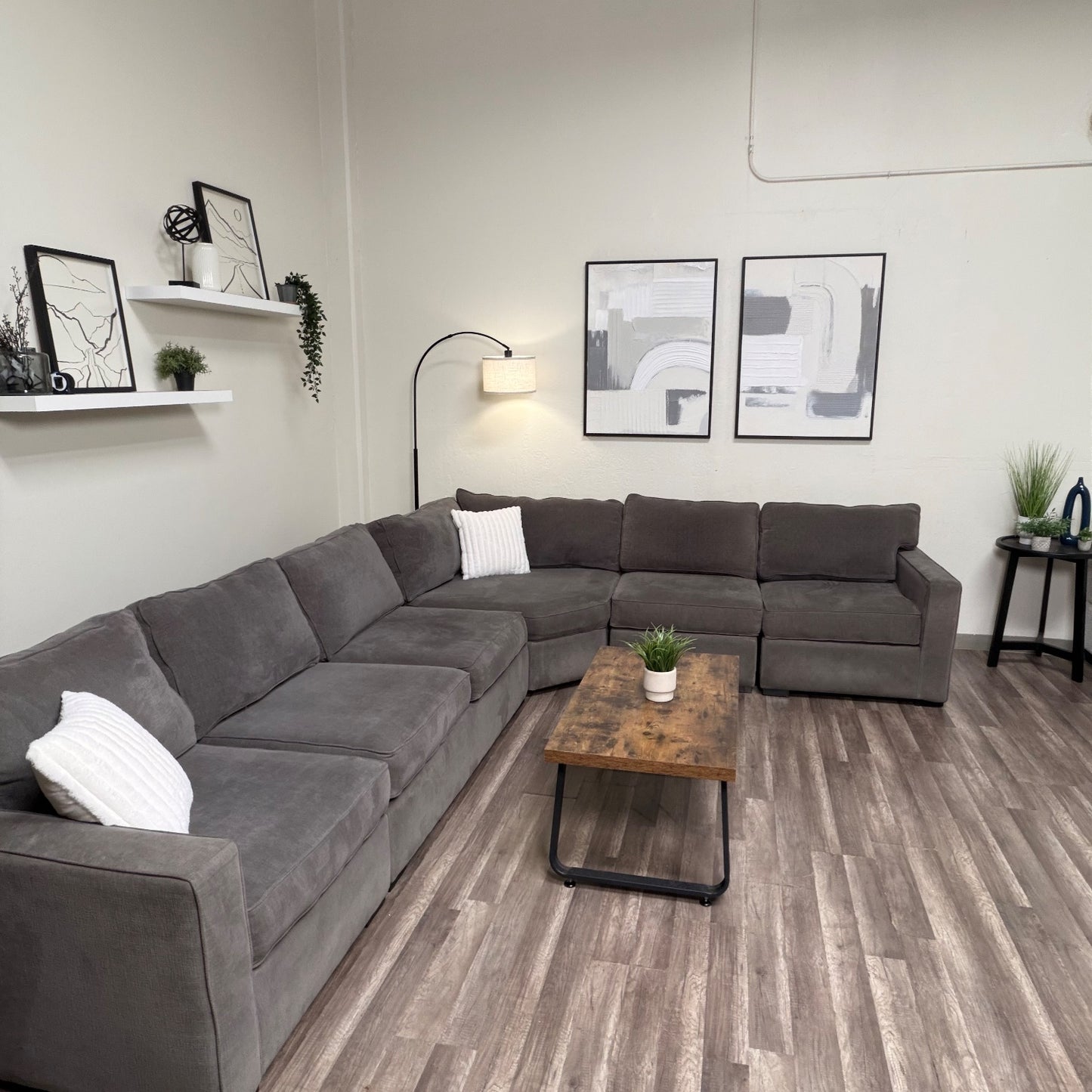 Macys Gray Modular Sectional