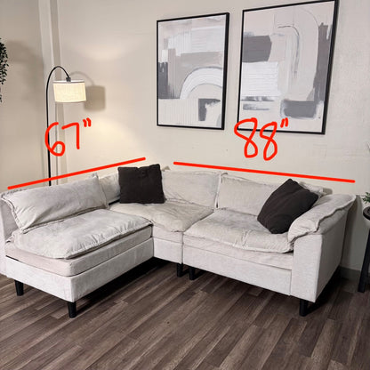 3 Piece Modular Sectional