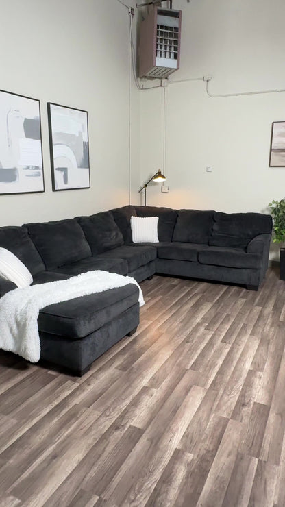 Dark Gray U Shaped Sectional