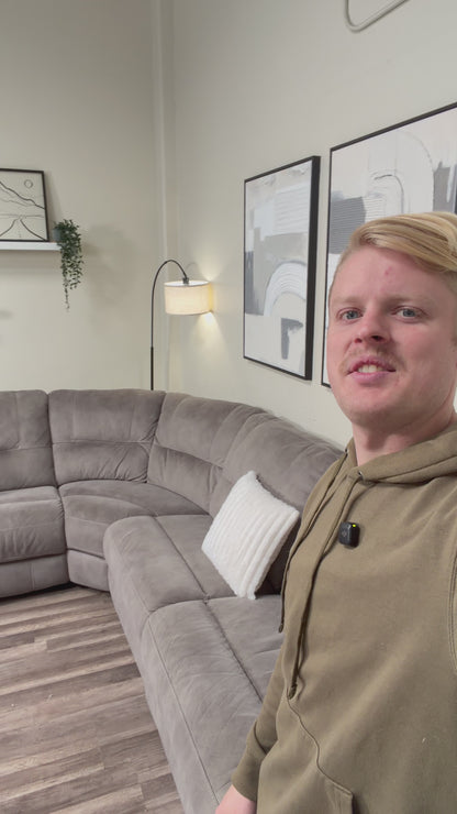 Macys Modular Sectional Couch with Recliners