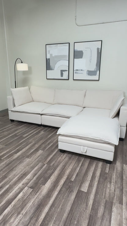 Cloud Modular Sectional - 4 Piece Sand