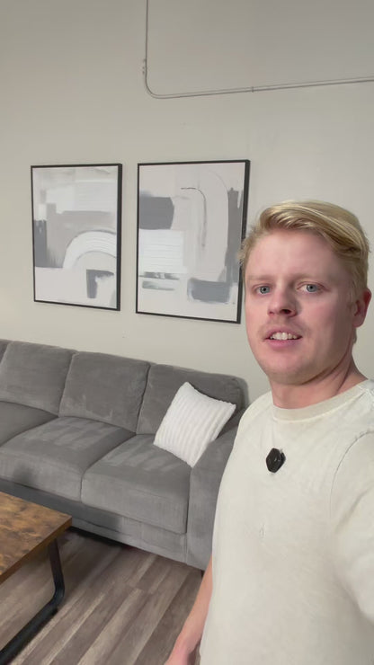 Living Spaces Gray Sectional