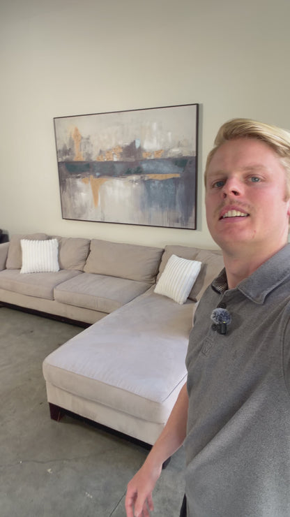 Plush L Shaped Sectional